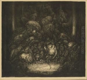 Hos Trollen by John Bauer