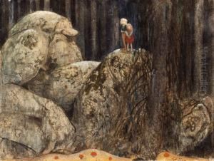 Barn Och Stentroll by John Bauer
