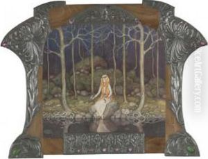 The Princess In The Forest by John Bauer