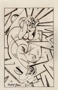 Sorrow by Rudolf Bauer