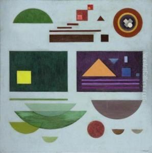 Yellow Square by Rudolf Bauer