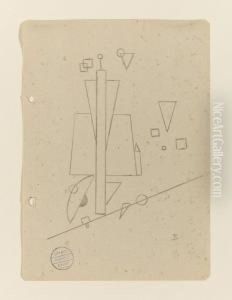 Abstrakte Komposition by Rudolf Bauer