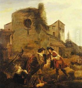 The Meeting of Jacob and Laban by Gerrit Claesz Bleker