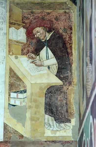 Hugues de Provence at his Desk, from the Cycle of Forty Illustrious Members of the Dominican Order in the Chapterhouse 1342 - view 1
