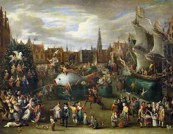 A Festival at Antwerp - view 1