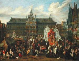 A Procession at Antwerp, 1697
