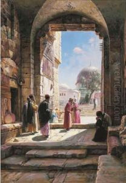 Entrance To The Temple Mount In Jerusalem - view 1