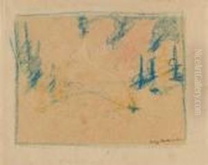 Berg Landschaft. 2 Alplandschaften by Philipp Bauknecht