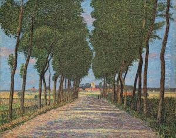 Allee Mit Blick Auf St. Anna Termoiden In Der Ferne - view 1