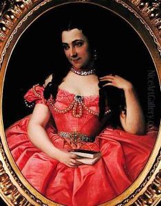 Self Portrait c.1855 by Josephine Bowes