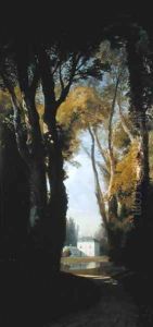 The Chateau of Louveciennes by Josephine Bowes