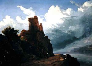 The Castle on the Cliff by Josephine Bowes