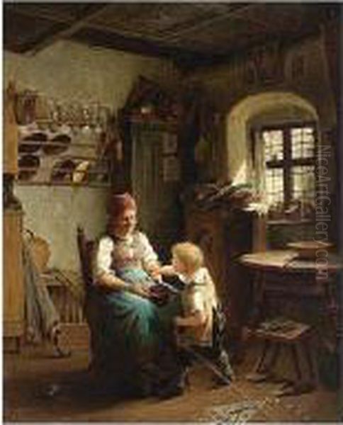 Helping Grandmother - view 1