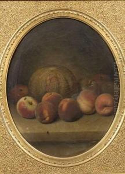 Still Life With Apples, Peaches, And Melon - view 1