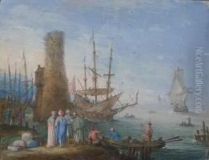 Les Marchands A L'arrivee Des Bateaux