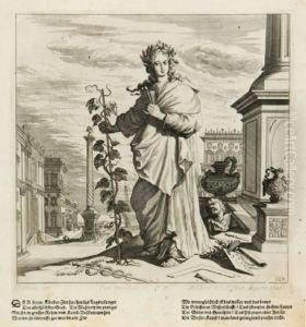 Kusell (melchior) A Group Of Plates From The Iconographia
