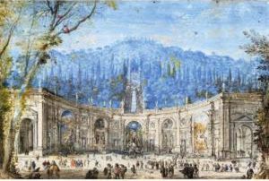 View Of The Water Theatre At The Villa Aldobrandini, Frascati