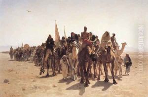 Pelerins allant à La Mecque (Pilgrims Going to Mecca)