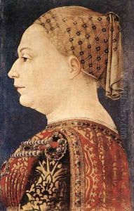 Portrait of Bianca Maria Sforza c. 1460