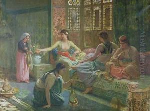Interior of a Harem, c.1865
