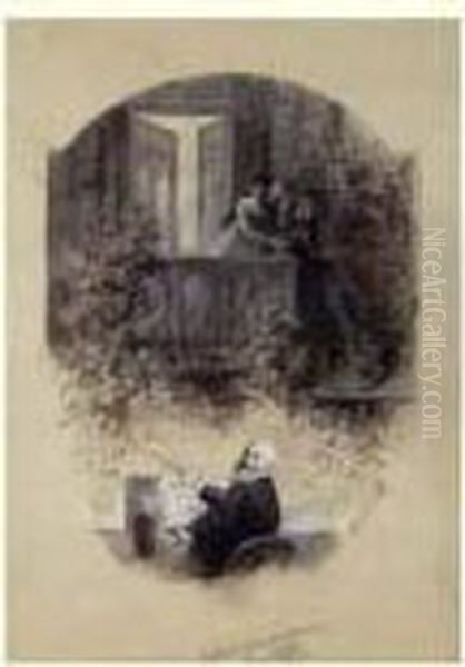 "romeo Et Juliette" A L'opera,
Acte Ii. Romeo : M.j. De Reszke; Juliette : Mme Patti. M. Gounod
Conduisant L'orchestre, Circa 1888 - view 1
