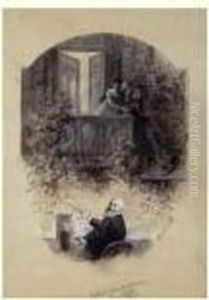"romeo Et Juliette" A L'opera, 
Acte Ii. Romeo : M.j. De Reszke; Juliette : Mme Patti. M. Gounod 
Conduisant L'orchestre, Circa 1888 by Emile Antoine Bayard