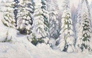 Winter Tale 1913 by Alexandr Alekseevich Borisov