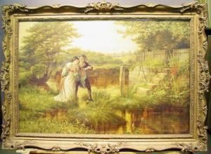 Courting Couple by Alfred Walter Bayes