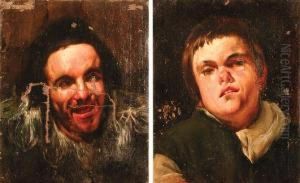 Ritratti Di Nano E Buffone by Francisco Bayeu Y Subias