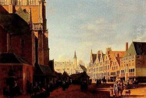 The market square in Haarlem