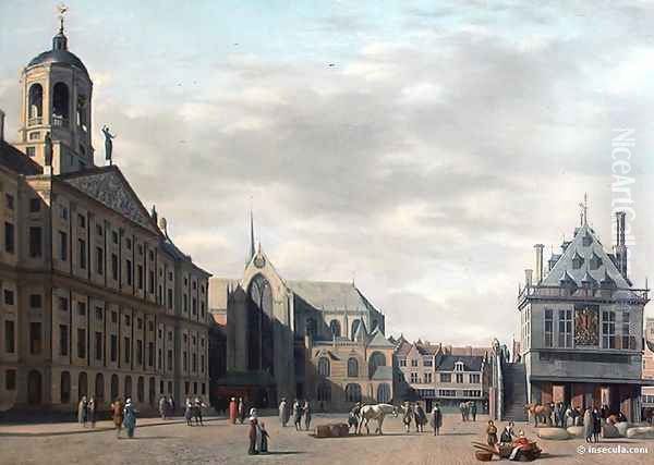 View from the Dam Square in Amsterdam - view 1