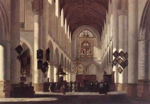 Interior of the St Bavo in Haarlem