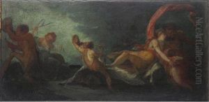Trionfo Di Nettuno E Anfitrite by Giuseppe Bazzani