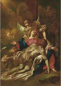 Compianto Sul Cristo Morto by Giuseppe Bazzani