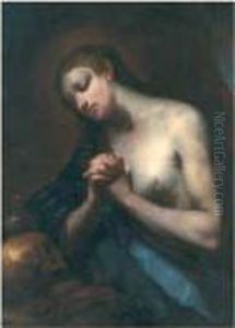 Madeleine En Priere by Giuseppe Bazzani