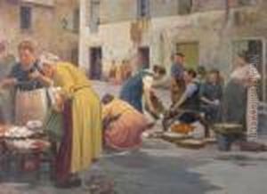 The Fishmarket by Luigi Bazzani