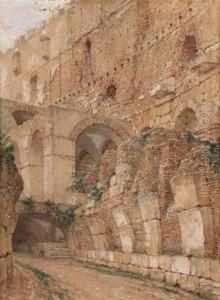 Le Mura Presso Porta Maggiore by Luigi Bazzani