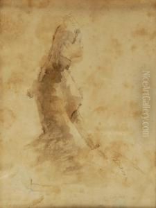 "studio Per Figura Femminile" by Ernesto Bazzaro