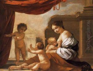 Allegory of Charity 1636-37 by Jacques Blanchard
