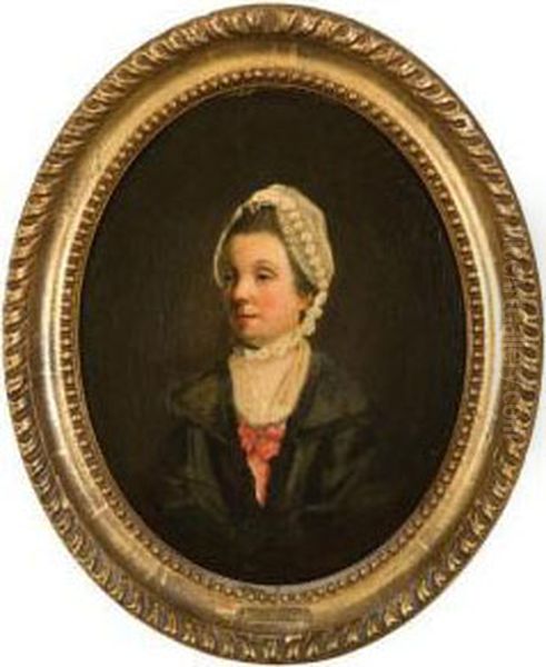 Portrait Of Mrs. Fowler In A White Bonnet - view 1