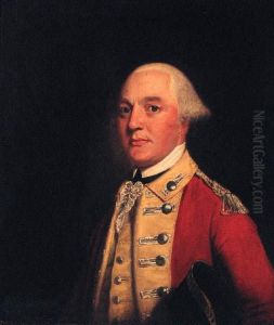 Portrait Of An Officer, Half-length, In Uniform, With A Tricornunder His Arm