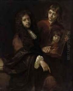 Double Portrait Of A Gentleman And A Young Boy