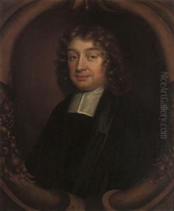 Portrait Of A Cleric, Half-length, In A Feigned Oval