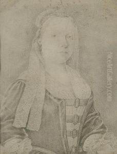 Half-length Portrait Of A Young Woman, Turned To The Right by Mary Beale