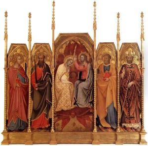 Coronation of the Virgin 2 by Andrea Di Bartolo