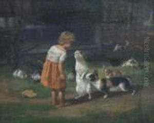 A Friendly Encounter by William Holbrook Beard