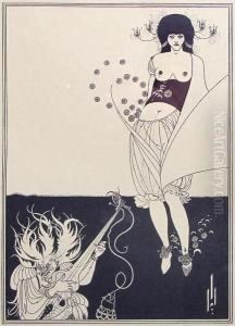 Illustrations For Oscar Wilde's by Aubrey Vincent Beardsley