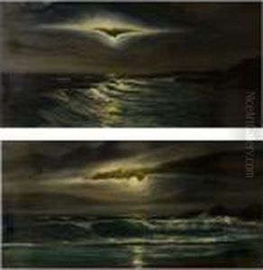 Coastal Landscapes At Night by Aubrey Vincent Beardsley