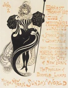 New York Sunday World by Aubrey Vincent Beardsley