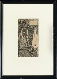 Le Morte D'arthur, Design For A 
Chapter Heading, Chapter Xiii, Book Ii And Chapter Xix, Book Xviii: How 
Balin And The Damosel Met With A Knight by Aubrey Vincent Beardsley